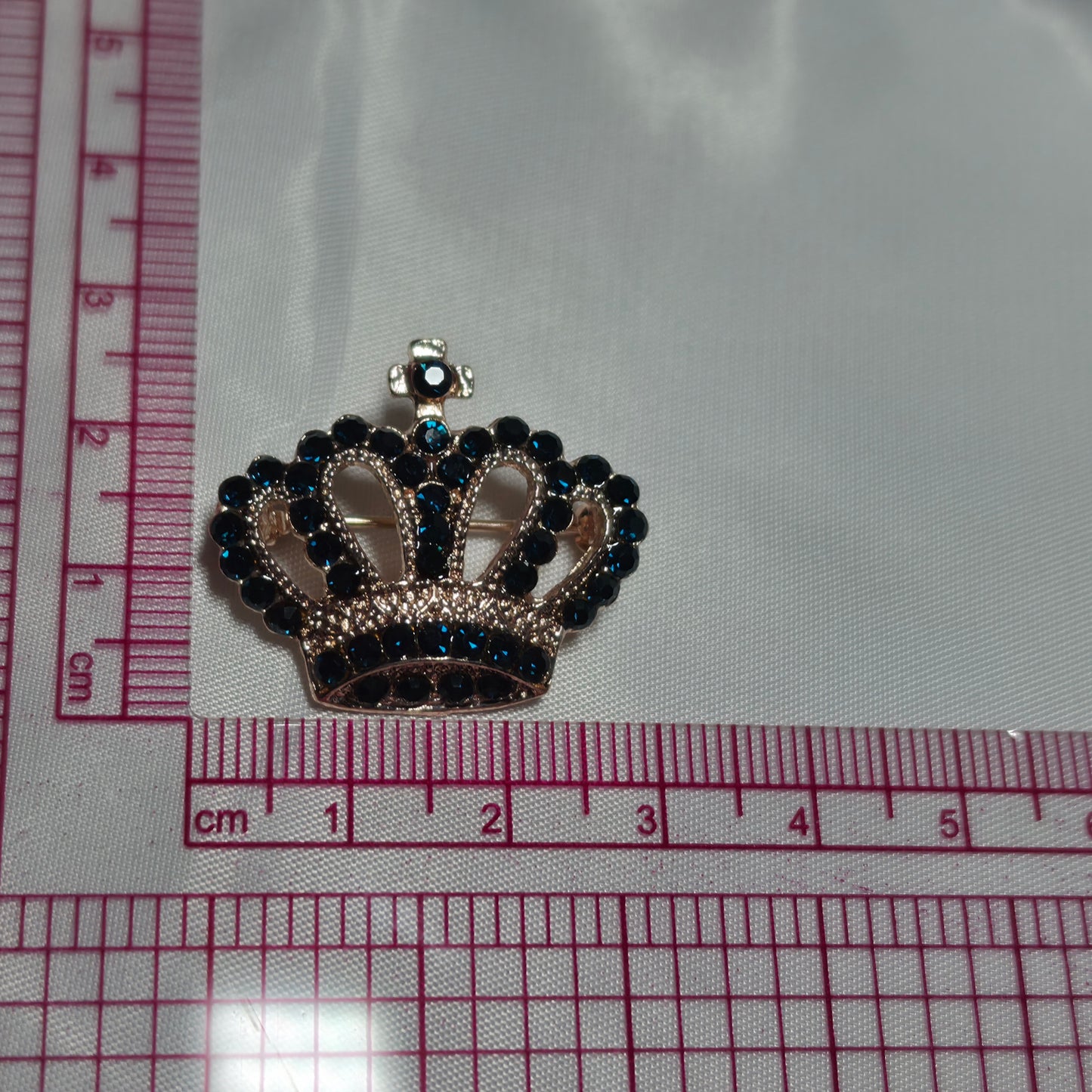 Rose Gold Crown Lapel Pin