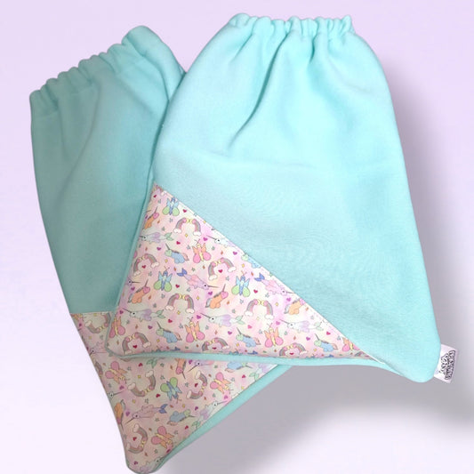 Stirrup Socks - Pastel Mint Peen-icorns (18+)