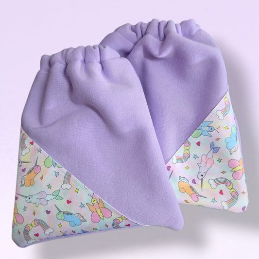 Stirrup Socks - Lavender Peen-icorns