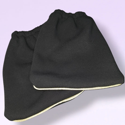 Glimmer Stirrup Socks - Black