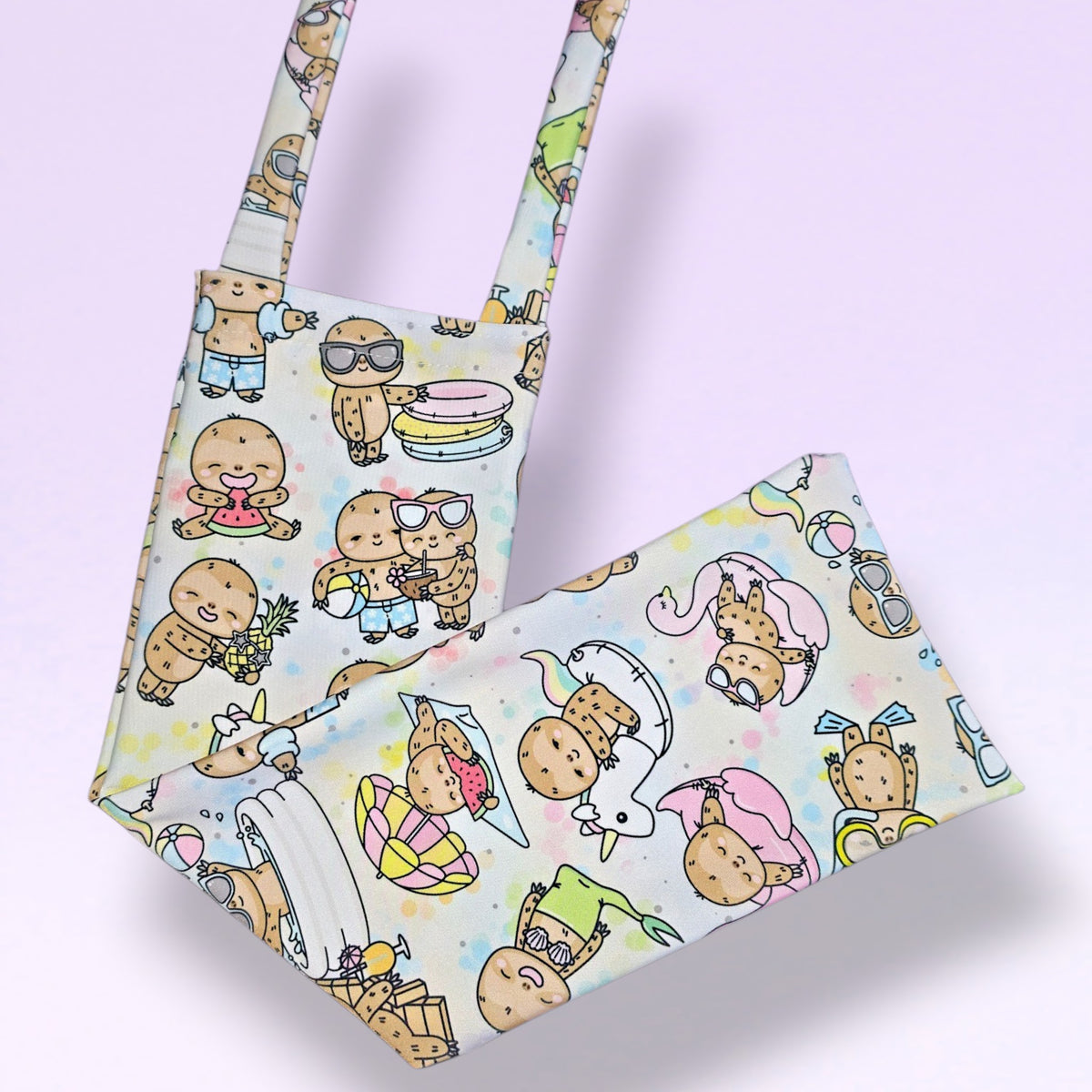 Slinky Tail Bag - Summer Sloths