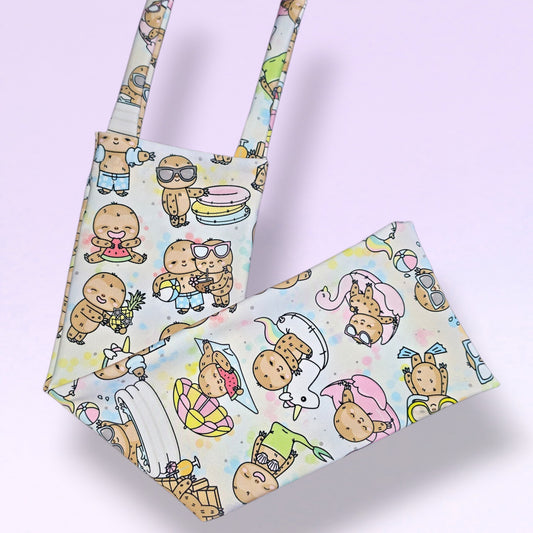 Slinky Tail Bag - Summer Sloths
