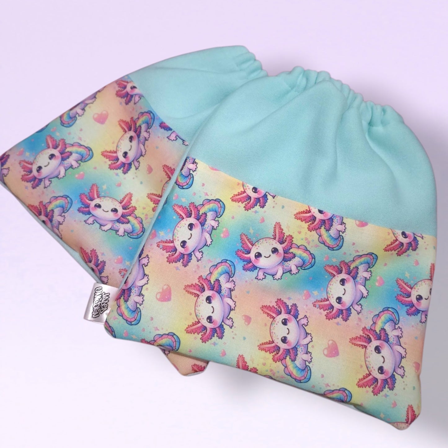 Stirrup Socks - Mint Axolotl