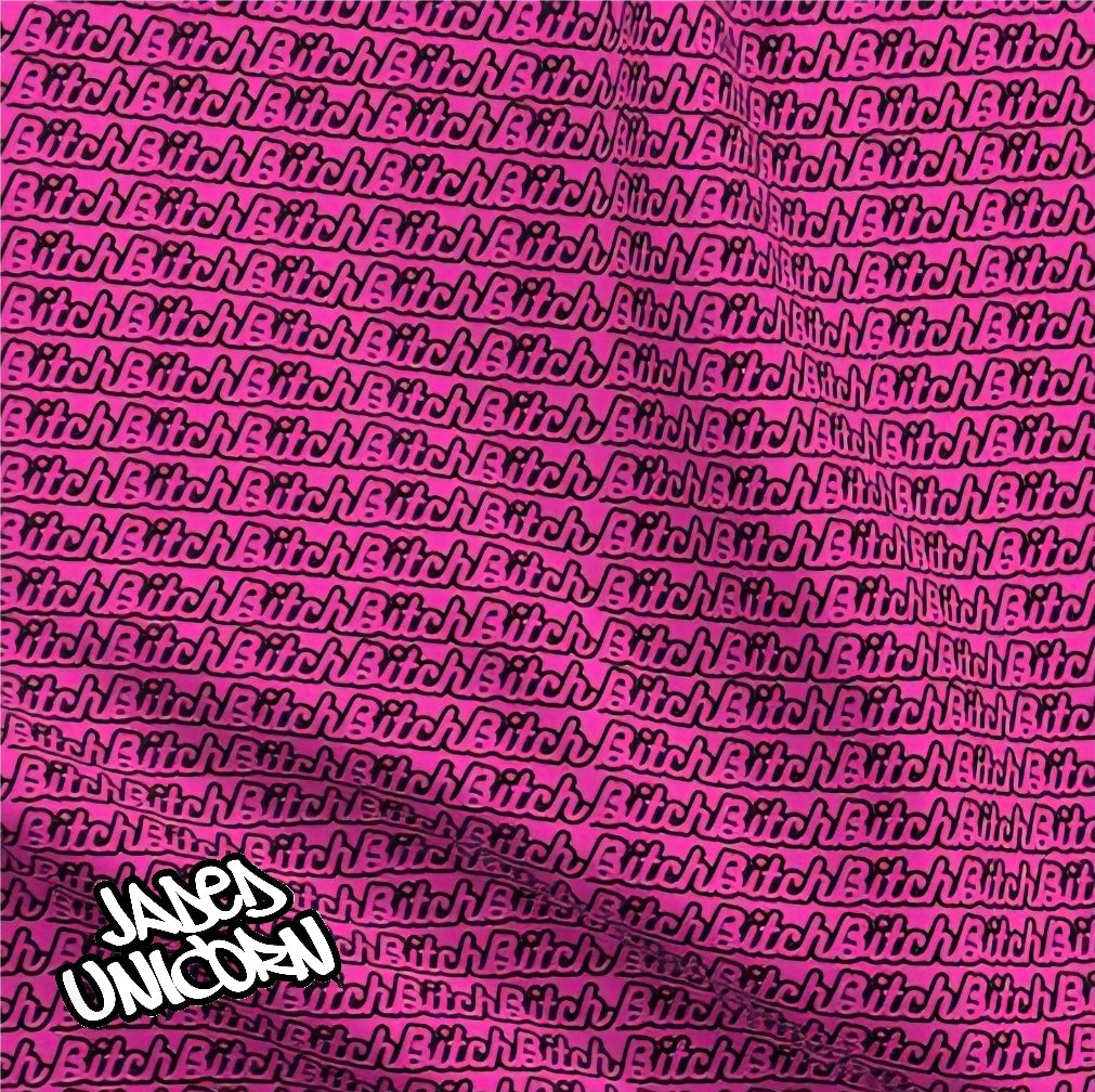 Swish Slinky Tail Bag - Hot Pink B*tch